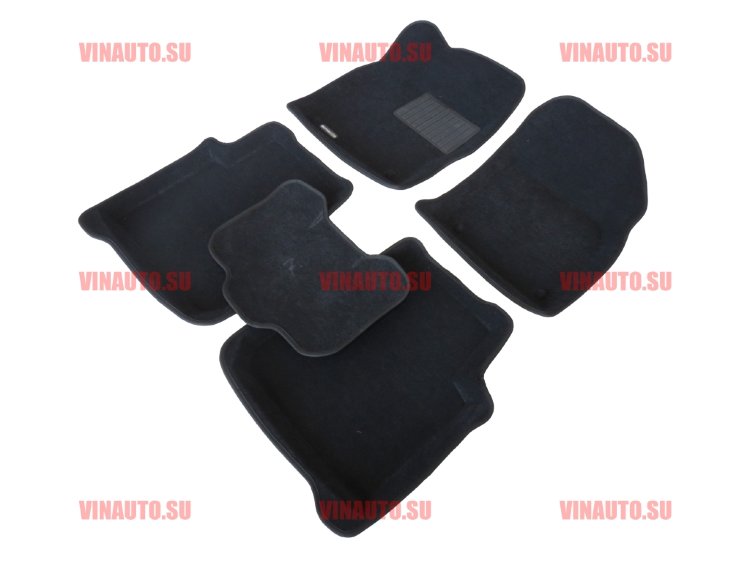 Коврики салона текст. 3D euro-std SKODA Kodiaq (2017-) (EMC3D) Original/EMC3D004512