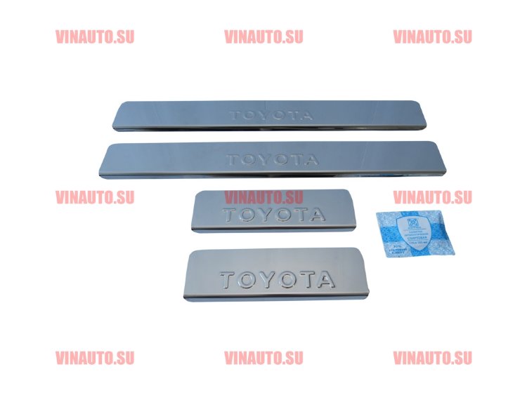 Накладки на пороги TOYOTA Corolla